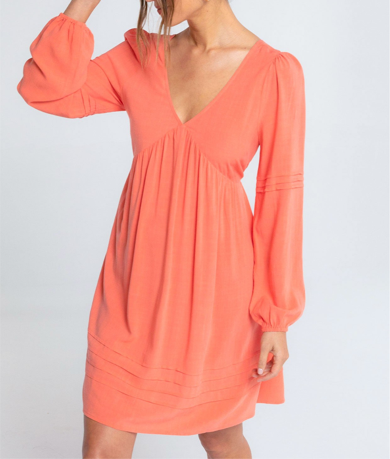 Salmon Short Dress
