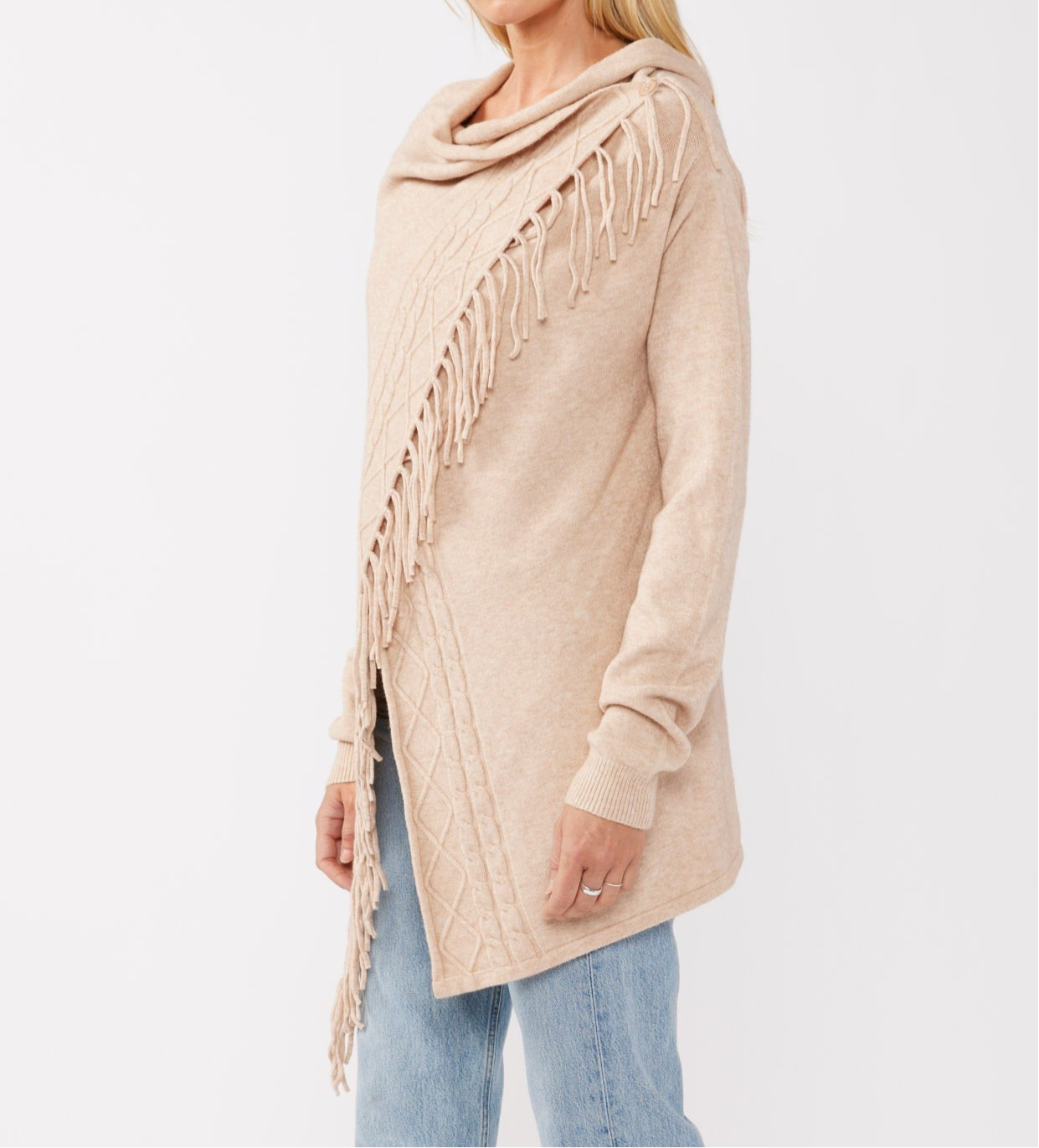 Fringe cardigan