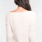 Fuzzy Shoulder Sweater