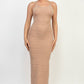 Knitted midi dress