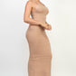Knitted midi dress