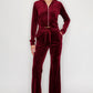 velvet jogging suit