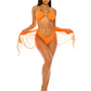 Neon Orange Swimsuit
