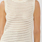 Knitted sweater vest