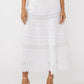 Strapless eyelet dress