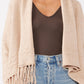 Fringe cardigan