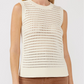 Knitted sweater vest