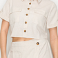 Linen button up & shorts Set