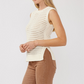 Knitted sweater vest