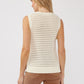 Knitted sweater vest