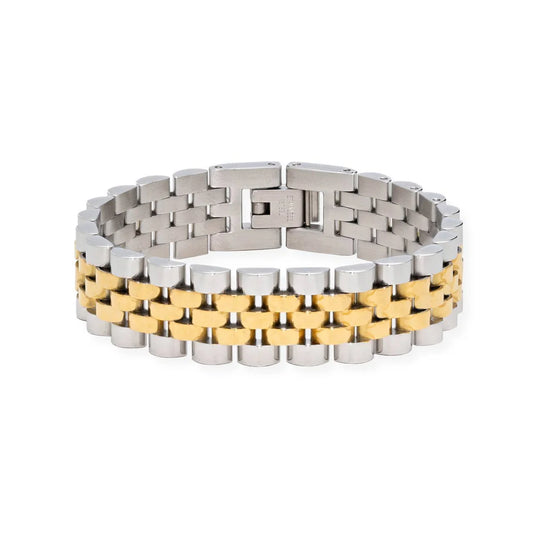 Rolly Two Tone Bracelet