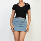 Short sleeve V neck sweater