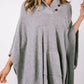Heather Grey Poncho