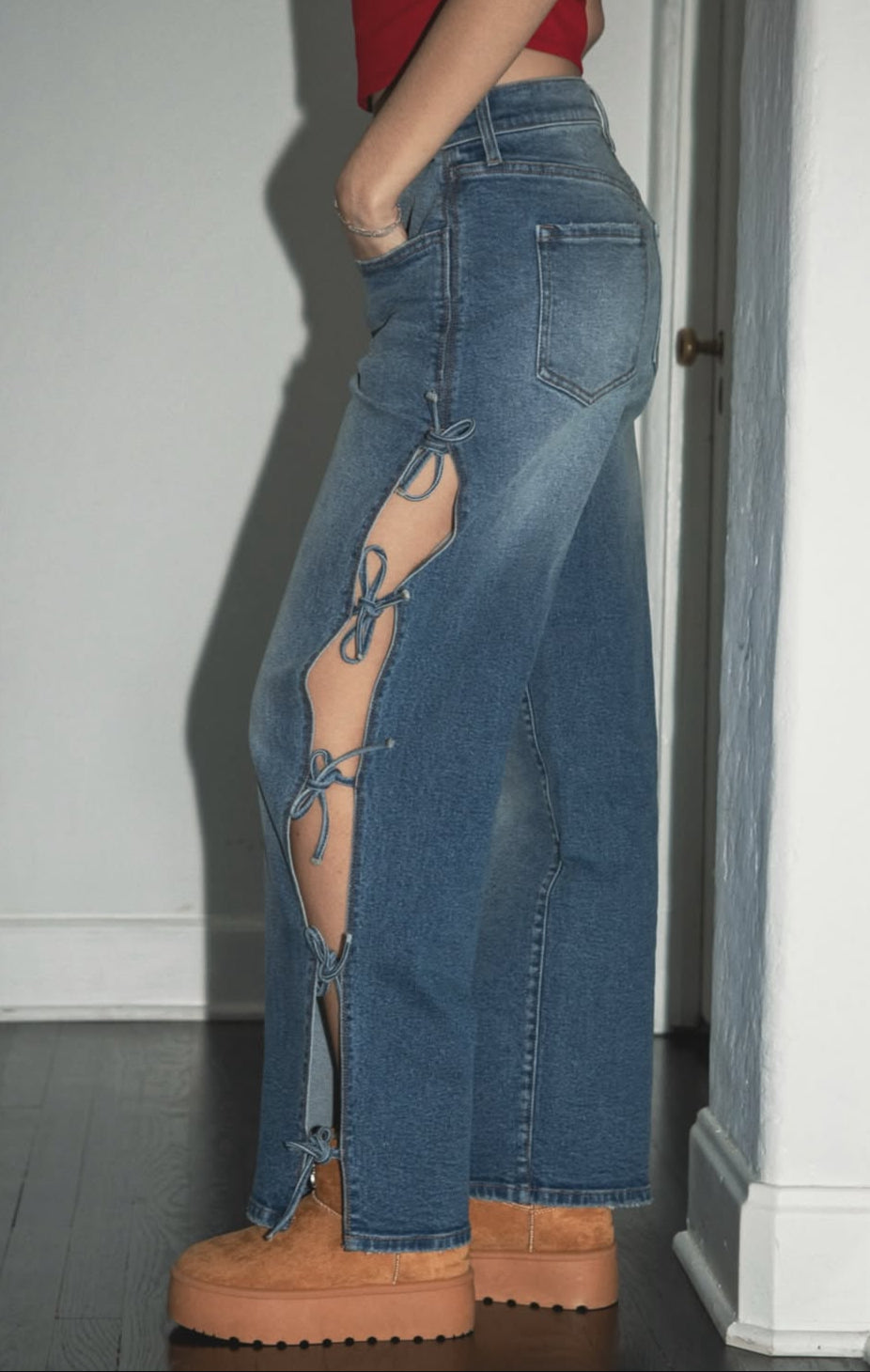 Mid Rise Baggy Dad Jean