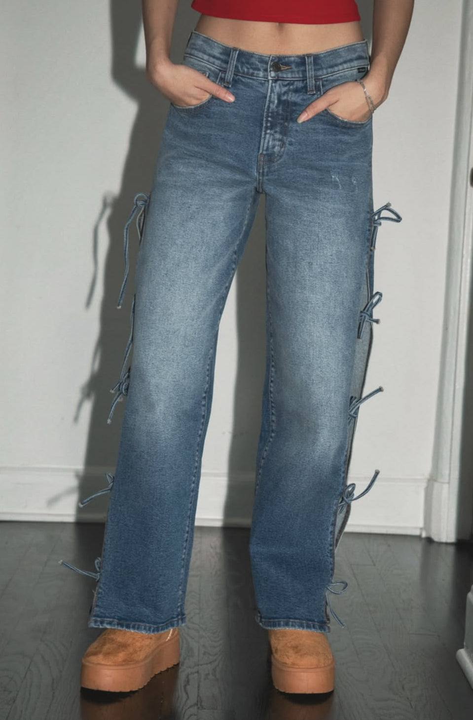 Mid Rise Baggy Dad Jean