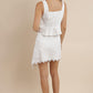 Embroidered Asymmetrical Skirt