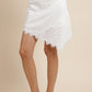 Embroidered Asymmetrical Skirt