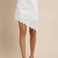 Embroidered Asymmetrical Skirt