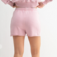 Mineral wash luxe shorts