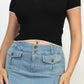 Short sleeve V neck sweater