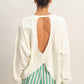 oversized open back