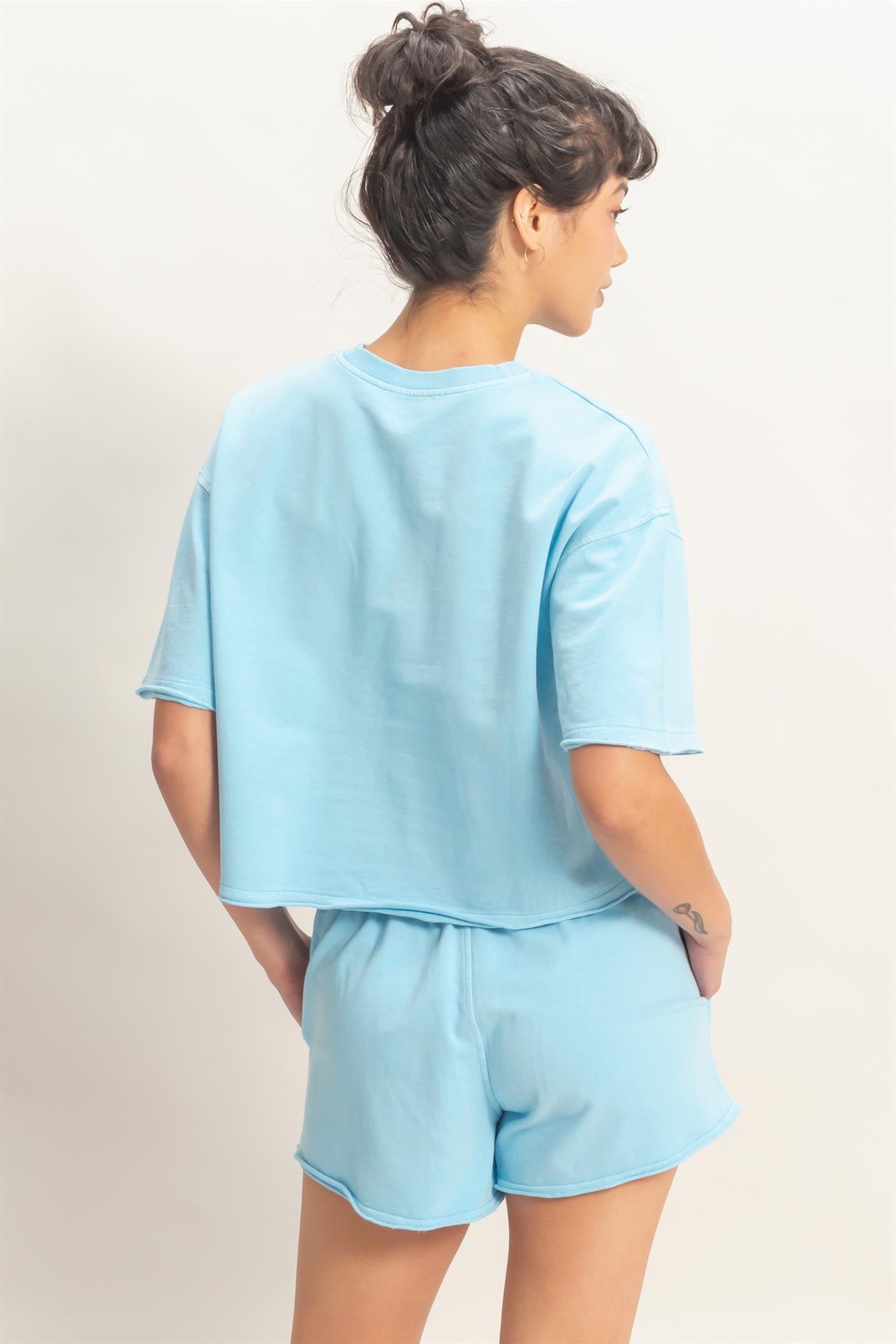 top and short set