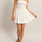 strapless short dress pockets
