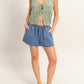 tie front vest
